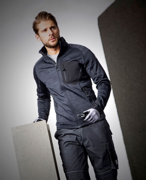 Bluza Breeffidry melange - ciemnoszary