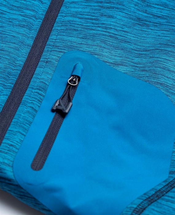 Bluza Ardon Breeffidry melange - niebieski