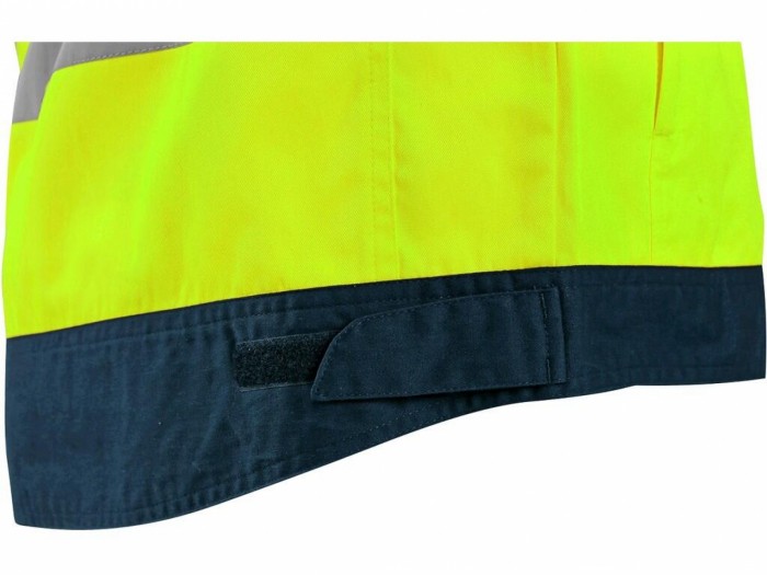 Bluza CXS HALIFAX męska ostrzegawcza z siatką - żółto-niebieski