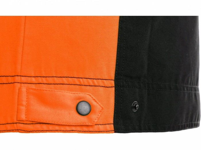 Bluza CXS SIRIUS BRIGHTON męska - czarno-pomarańczowy