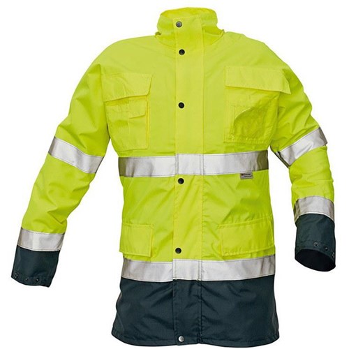 Kurtka ostrzegawcza CERVA MALABAR 70461 - żółty