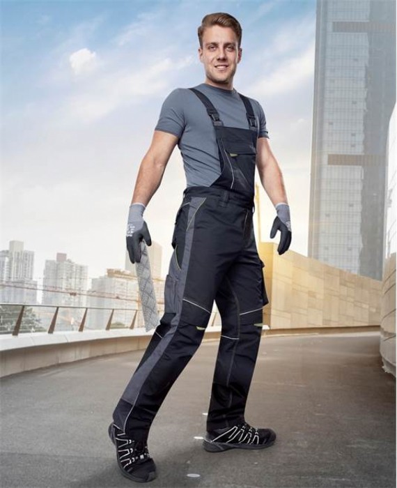 Spodnie ogrodniczki ARDON URBAN+ - czarny