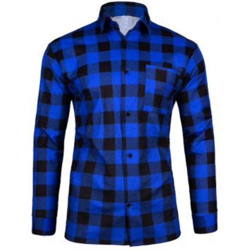 Koszula flanelowa KERM - niebieski